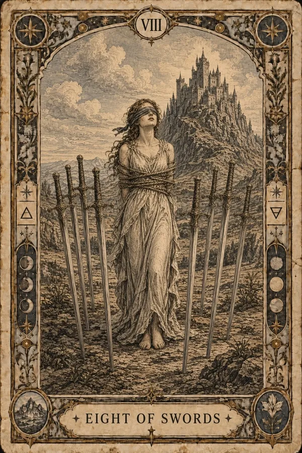 Osmička mečov (Eight of Swords)