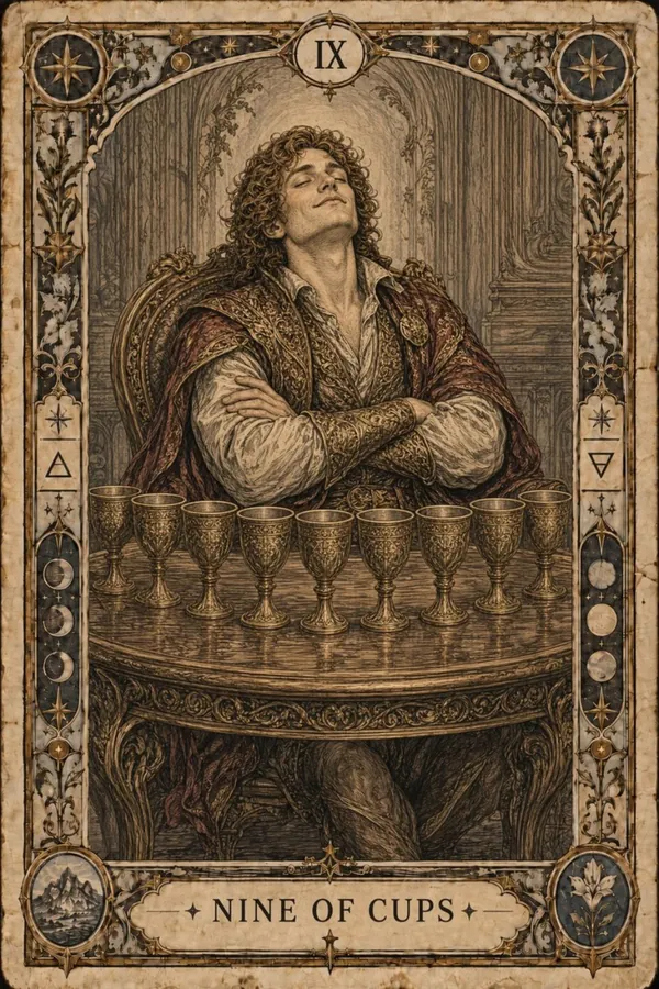 Deviatka pohárov (Nine of Cups)
